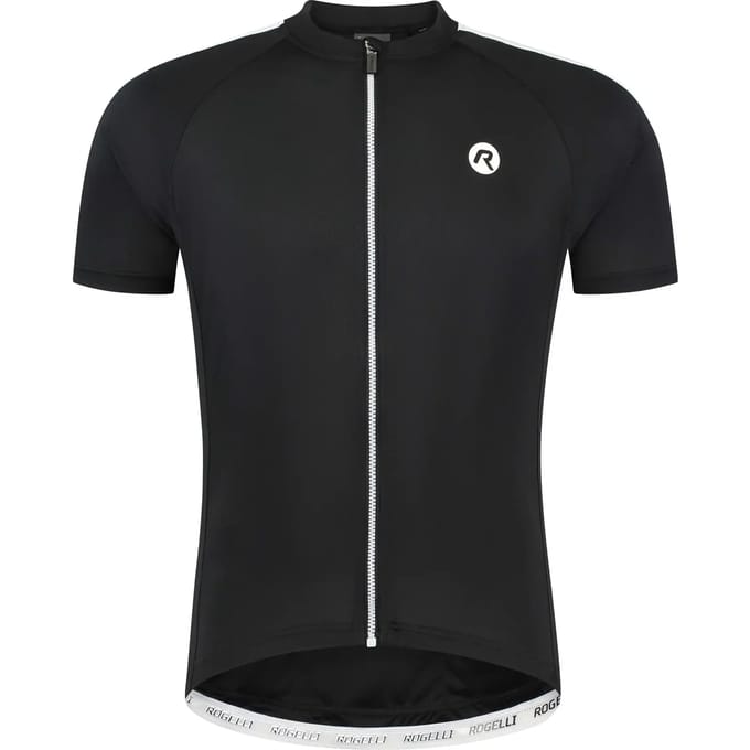 Rogelli Explore Heren Fietsshirt - Korte mouw - Zwart/Wit