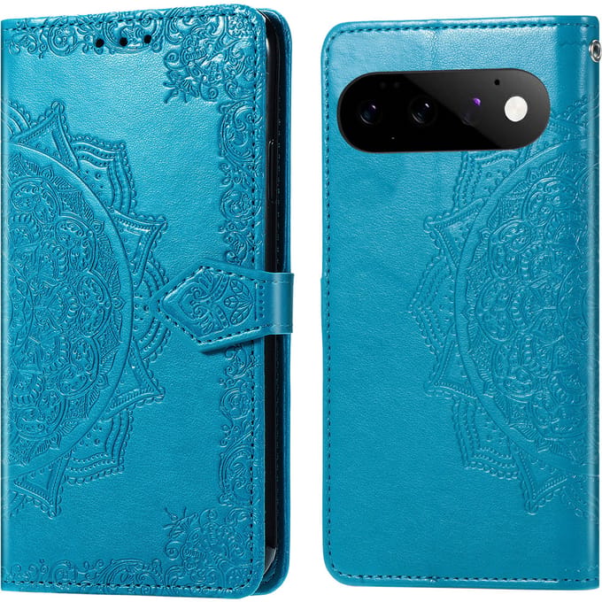 imoshion Hoesje - Geschikt voor Google Pixel 11 / 11 Pro - Mandala Bookcase - Turquoise