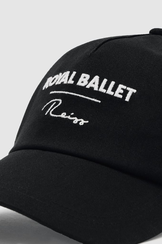 Reiss Embroidered Logo Cap Black Taglia: OS | Cappelli Outlet | Uomo | Nero