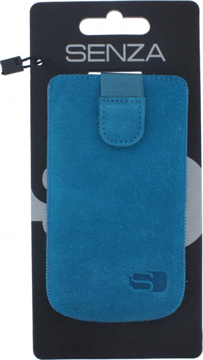Senza Slide Leren Insteekhoes - Deep Blue