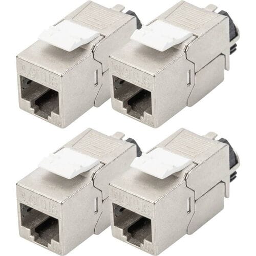 Digitus DN-93617-4 RJ45-inbouwmodule Keystone CAT 6A 4 stuk(s)