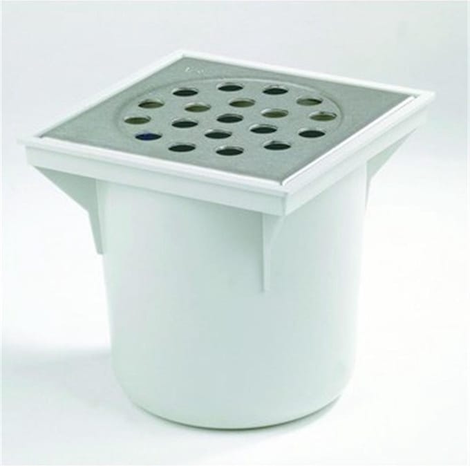 Vloerput 402 200X200 Onder 75Mm Rvs