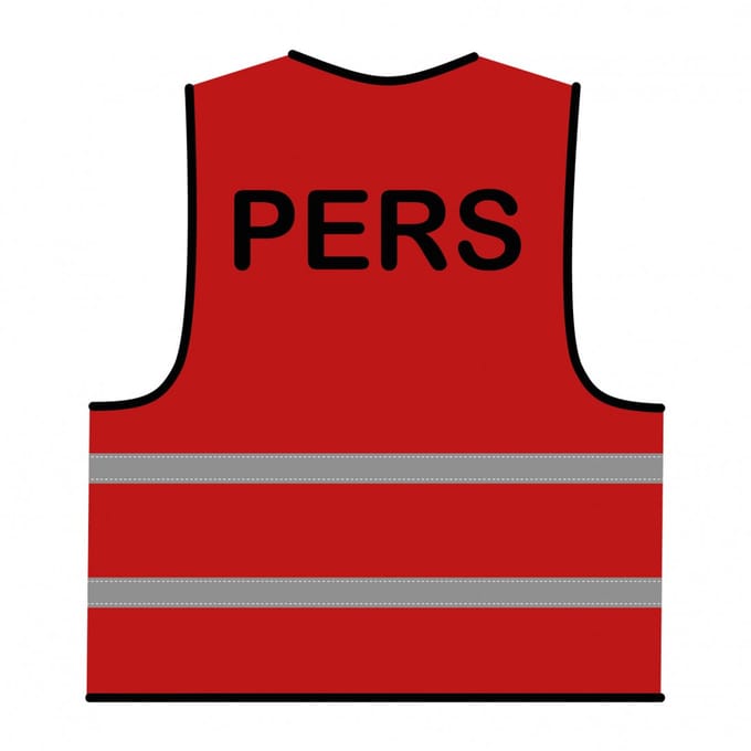 Pers hesje rood