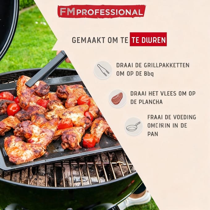 Siliconen barbecueklem 29 cm FM Professional Barbecue