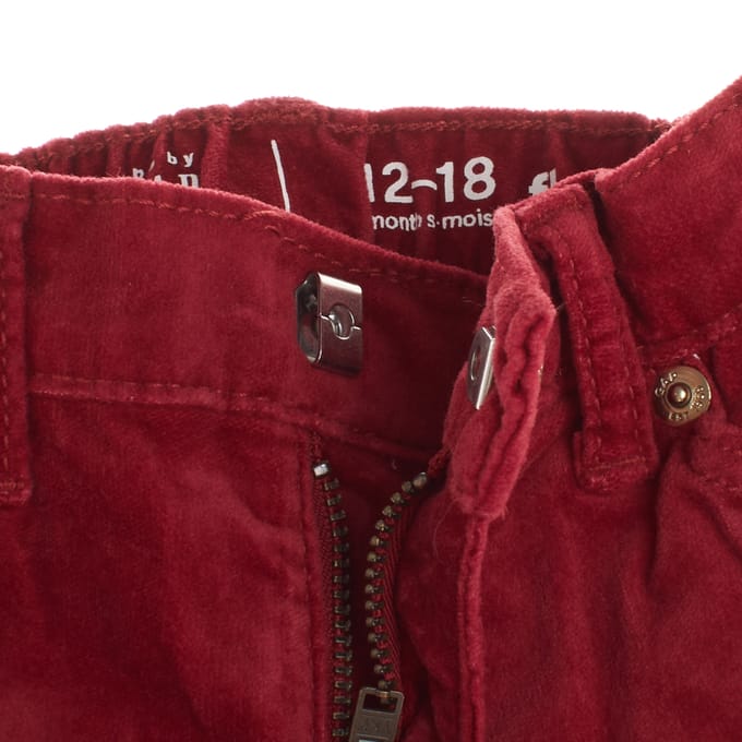 Fluwelen flare jeans 810673 meisjes