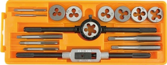 Vorel - Tap- en Snijkit - M3-M12 - Handmatig - Kunststof Koffer