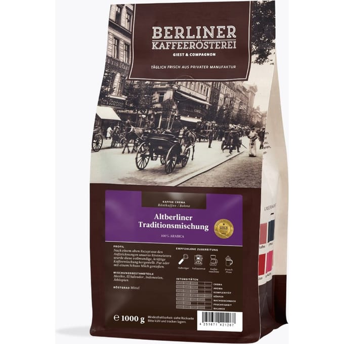 Berliner Kaffeerösterei Altberliner Traditionsmischung 1kg