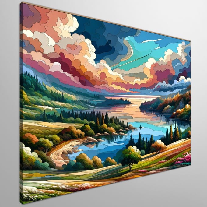 Kunstprint | Wanddecoratie | Canvas | 100 × 100 cm
