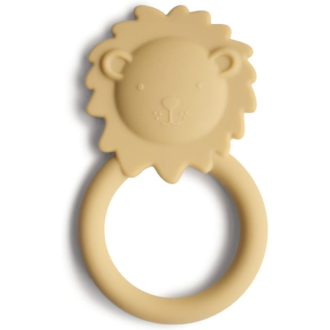 Mushie - Siliconen Bijtspeeltje - Bijtringen - Lion
