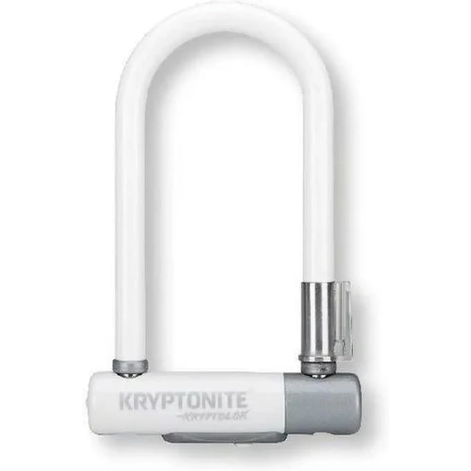 Kryptonite KryptoLok Mini-7 Beugelslot Fiets – ART-2 Slot – Beugelslot Elektrische Fiets – 17,8 x 8,2 CM – Staal – Parelwit