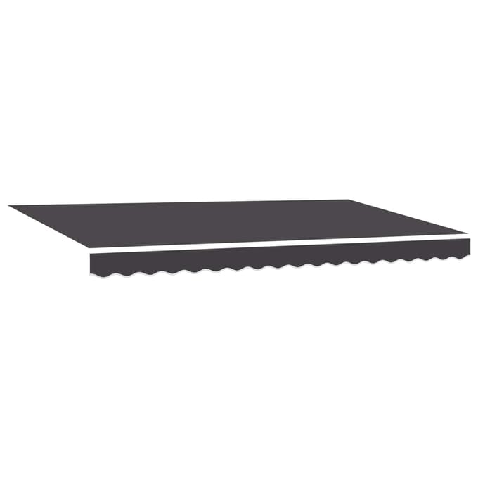vidaXL - Uitschuifbare - luifel - Antraciet - 400 - x - 200 - cm