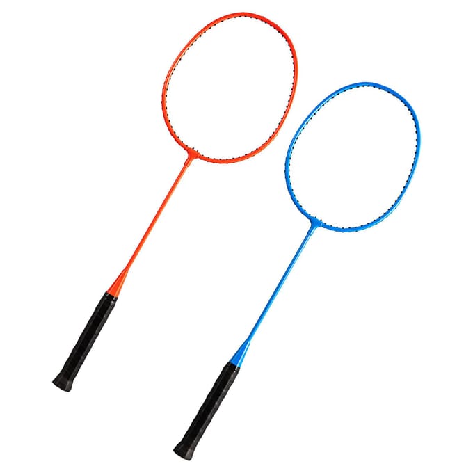 Badmintonrackets Legering Lichtgewicht Elastisch T-stuk Badmintonrackets voor Professionals blue