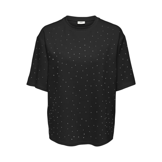 Jacqueline de Yong Jdy jdynila t-shirt met strass-steentjes