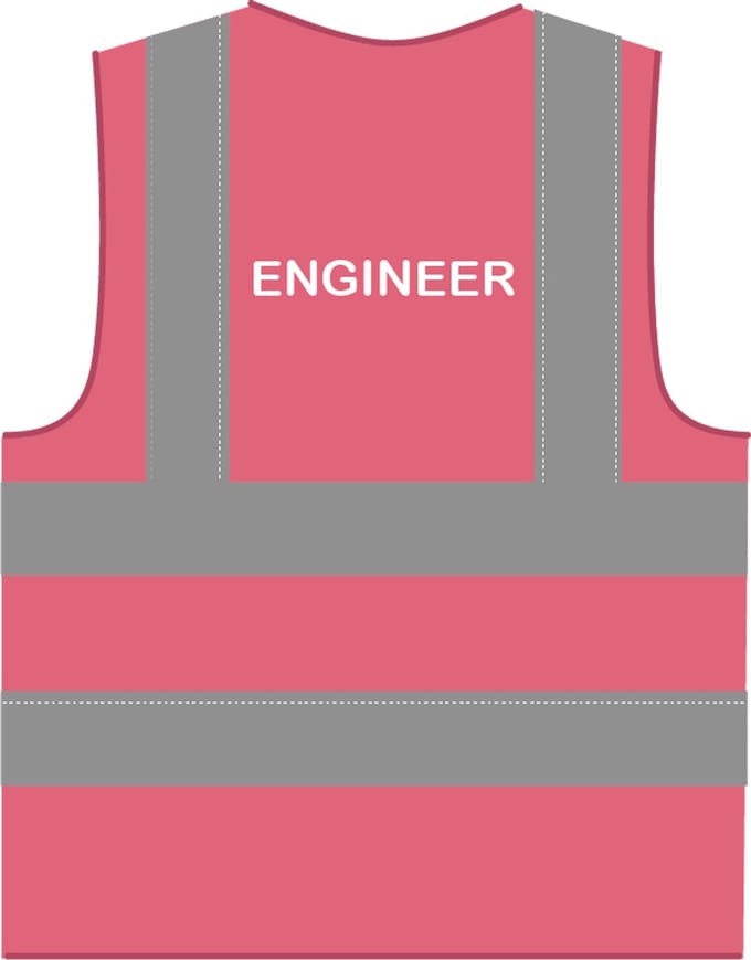 Engineer hesje RWS roze