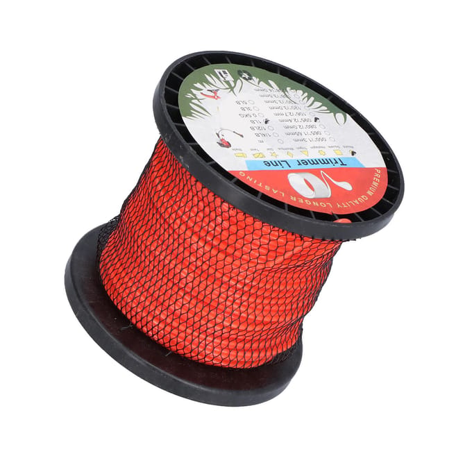 2,4 mm trimmerdraad, rond, nylon, 1 lb, ronde, zware trimmerdraad voor grasmaaien in tuin en gazon.