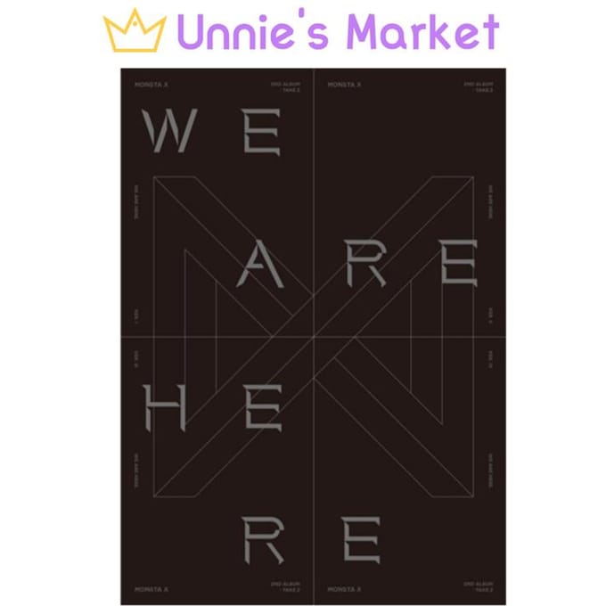 MONSTA X - Take.2 WIJ ZIJN HIER(Willekeurig) RANDOM 1EA black