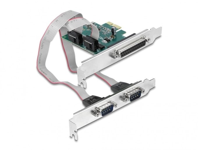 Delock PCI Express Card to 2 x Serial RS-232 + 1 x Parallel IEEE1284