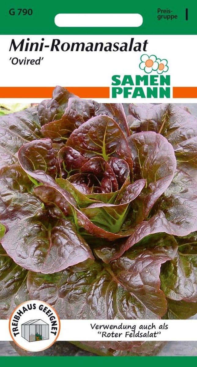 Romaine sla, Ovired - Groentezaden, slazaden, zaden