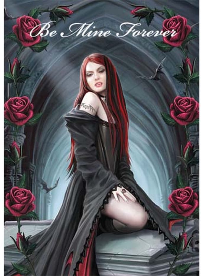 Anne Stokes Wenskaart Await the Night