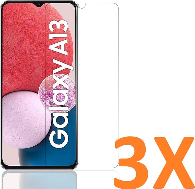 Screenprotector Glas - Tempered Glass Screen Protector Geschikt voor: Samsung Galaxy A23 5G A236 / A13 4G - 3x