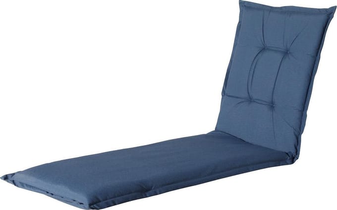 Madison ligbedkussen Outdoor Panama - 200x65 cm - Saffier Blauw