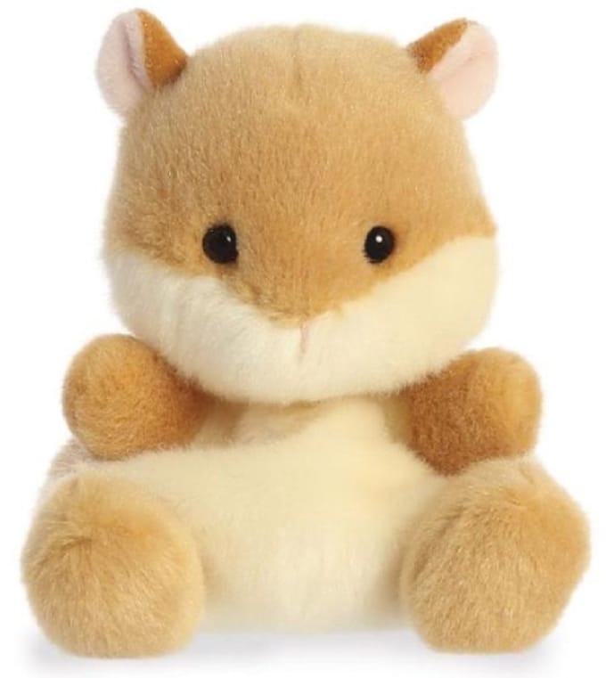 Palm Pals Hamster Pluche Knuffel 15 cm