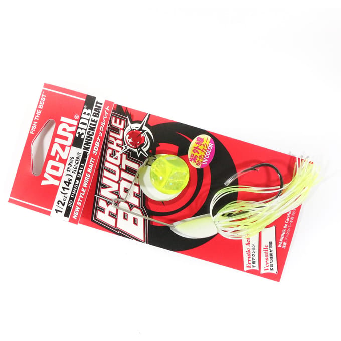 Yo Zuri Duel 3DB Knuckle Spinnerbait 1/2 oz Zinkend Kunstaas R1302-CLW (1094)