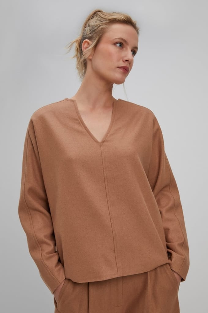 Josephine & Co Stella Top Navy Größe: 38 | Longsleeves Outlet | Damen | Blau