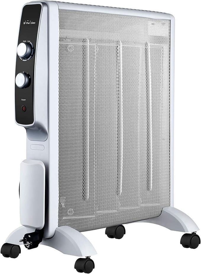 Elektrische Radiator - Verwarming Paneel - Ruimte Verwarmen - Stille Ventilator - 2000 W - Wit