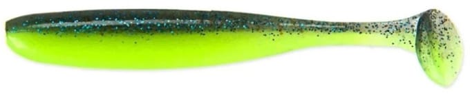 Keitech Easy Shiner | 4.5 Inch Chartreuse Thunder 4.5 / 11.5cm Chartreuse Thunder
