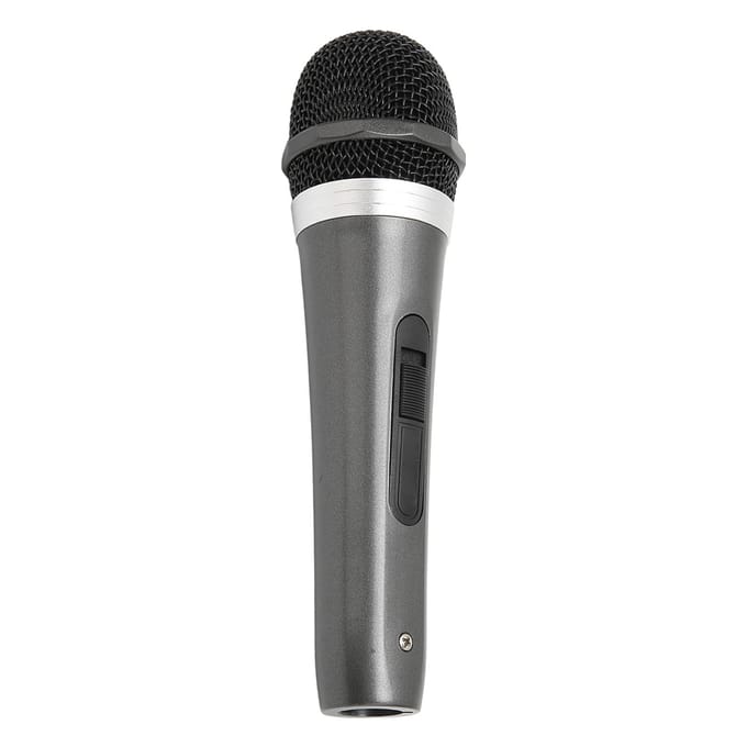 Microphone filaire 6,5 mm, microphone dynamique à main à isolation phonique avec câble de 3 mètres pour haut-parleur