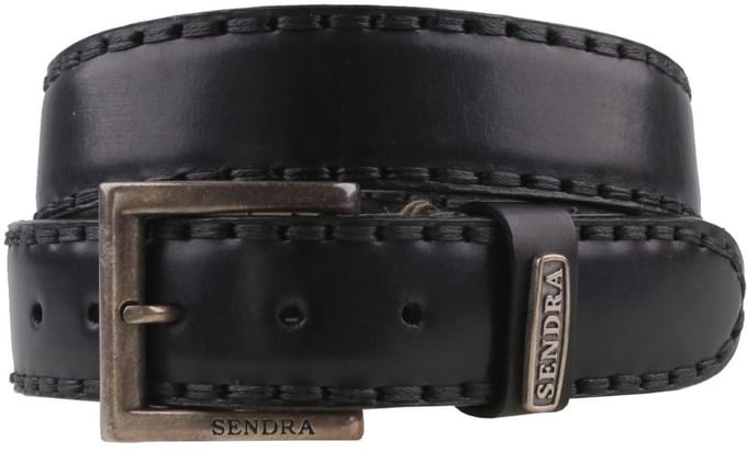 Sendra leren riem 8563 zwart