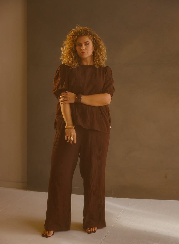 YEST CURVE Noeline Bottoms - Coffee Brown - maat 0(46)
