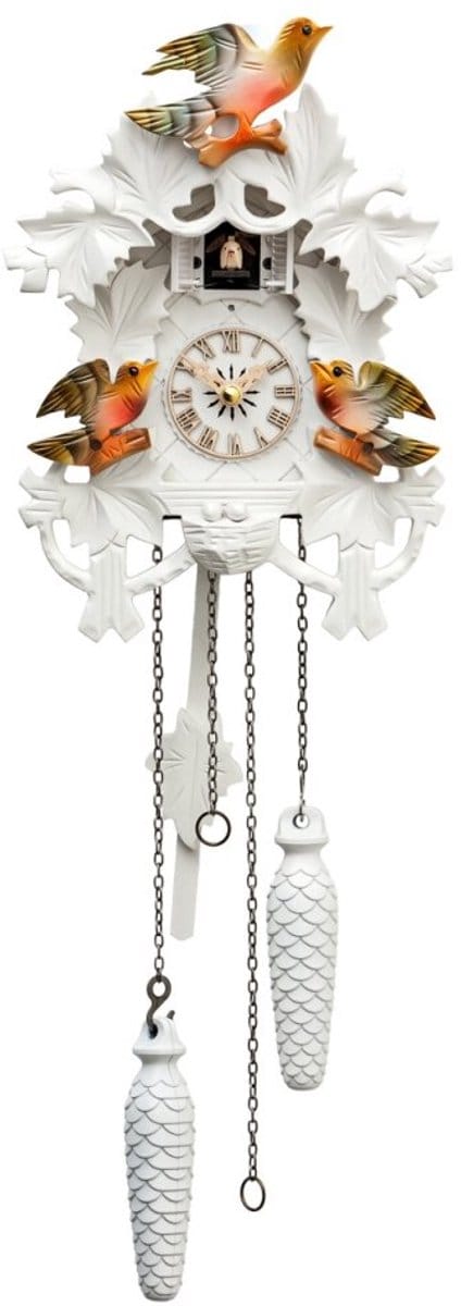 Engstler - 625/3_Q - Koekoeksklok - Kwarts - Notenhout - 26 cm