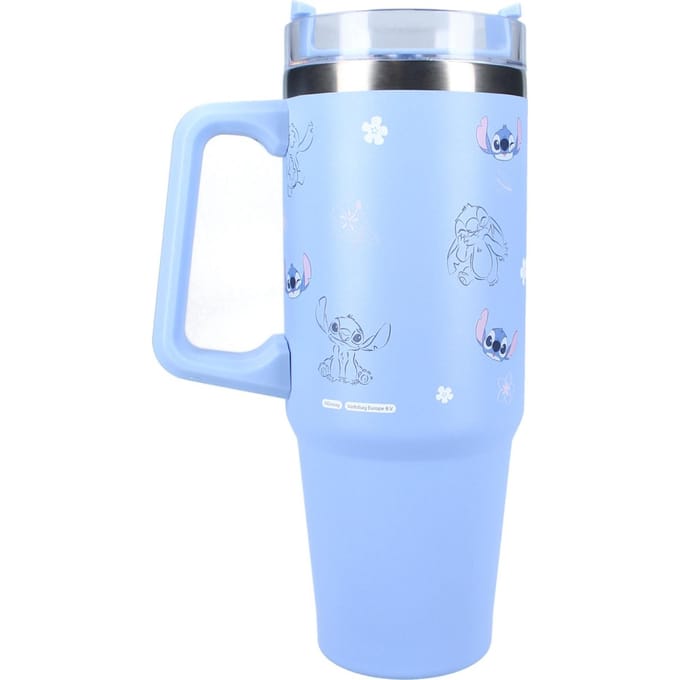Disney Stitch Bottled Bliss Stainless Steel reisbeker 900ml blauw Drinkflessen