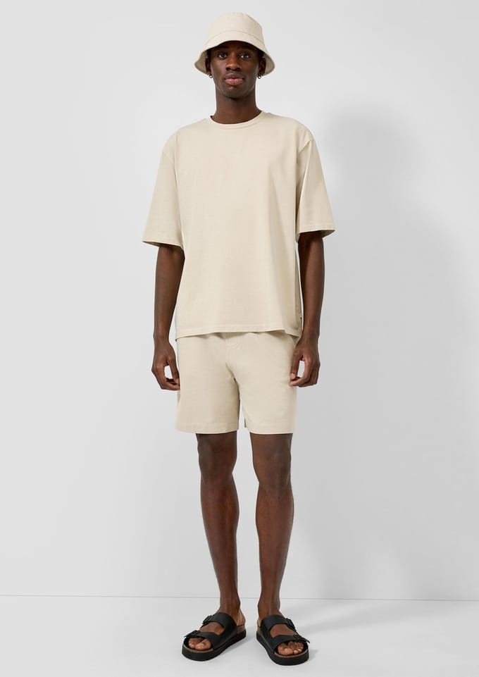 QS - male - Joggershorts van zware jersey