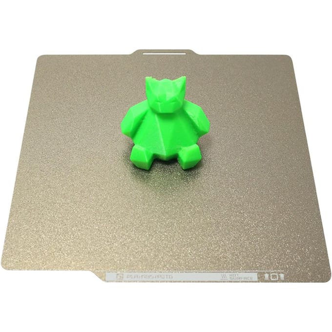 PEI-bouwplaat 3D-printbed Dubbelzijdig getextureerd PEI-oppervlak Magnetisch verenstaal Flexibel 0 goud