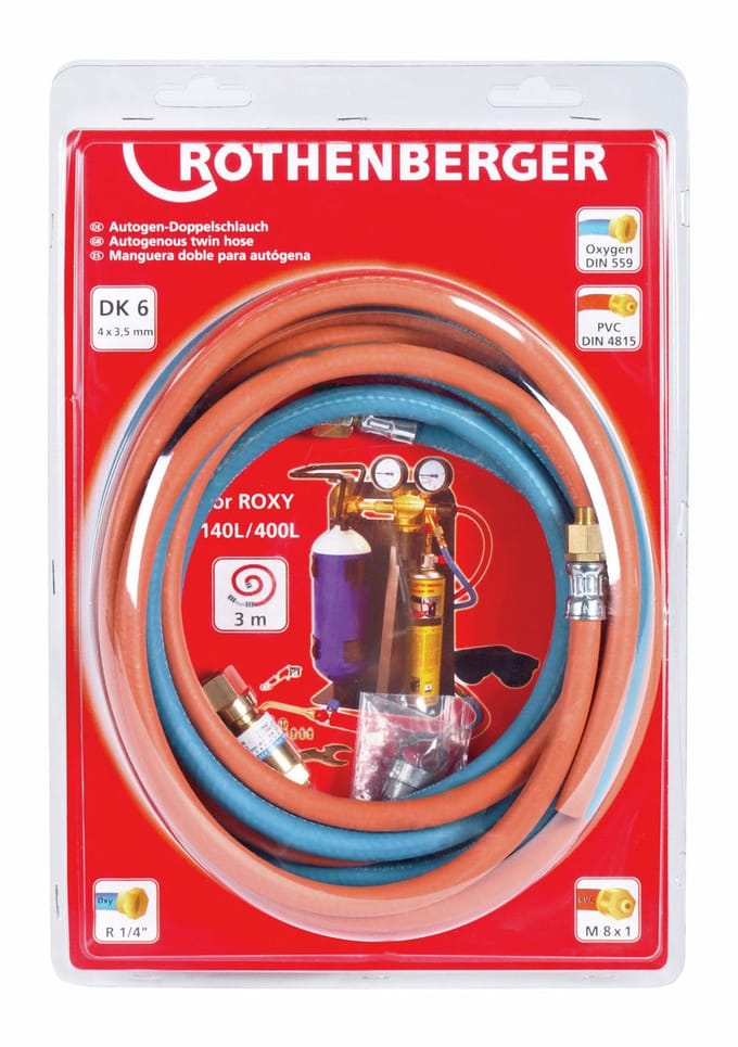 ROTHENBERGER ROXY Dubbele slangset 3m - 35785