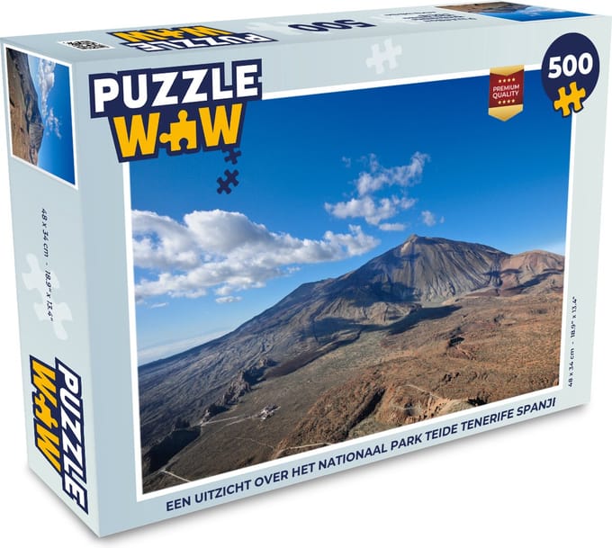 Puzzel Een uitzicht over het nationaal park Teide Tenerife Spanje - Legpuzzel - Puzzel 500 stukjes