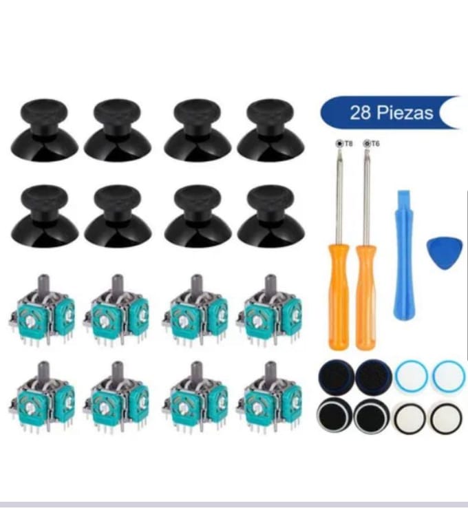 XBOX ONE controller 3D joystick joystick afstandsbediening paddestoelkop kap PS4 PS5 afstandsbediening black