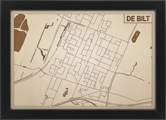Decoratief Beeld - Houten Van Bilt - Hout - Bekroned - Bruin - 21 X 30 Cm