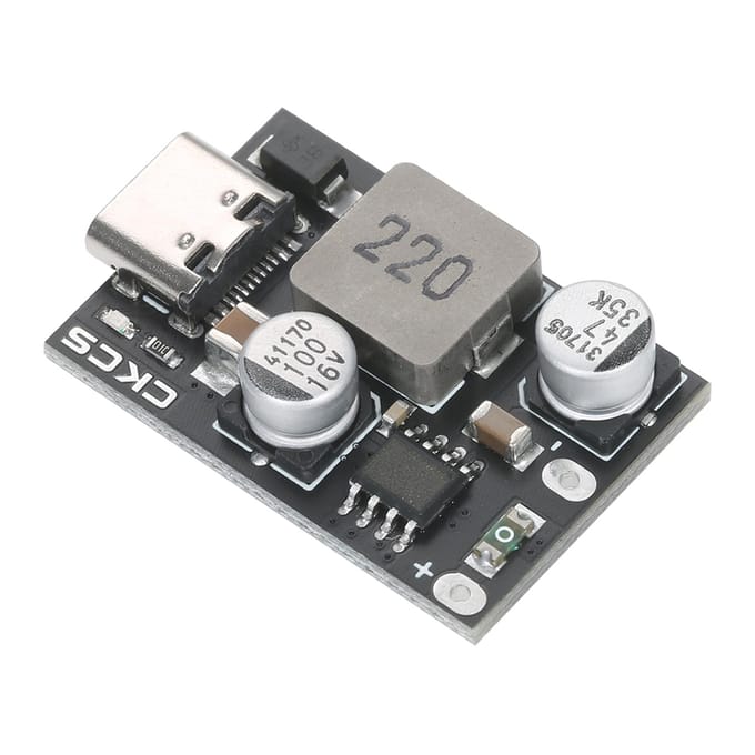 Convertisseur Buck type-c QC3.0 PD2.0/PD3.0 PPS, Module d'alimentation, convertisseur abaisseur 8V-32V à bleu