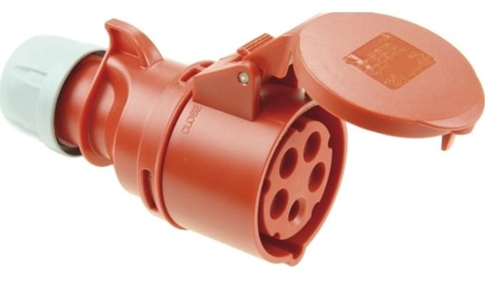 SIROX CEE contrastekker 32A 5-polig 6H 400V female