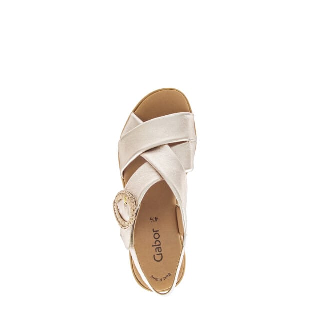 Gabor Damen Sandalette in gold