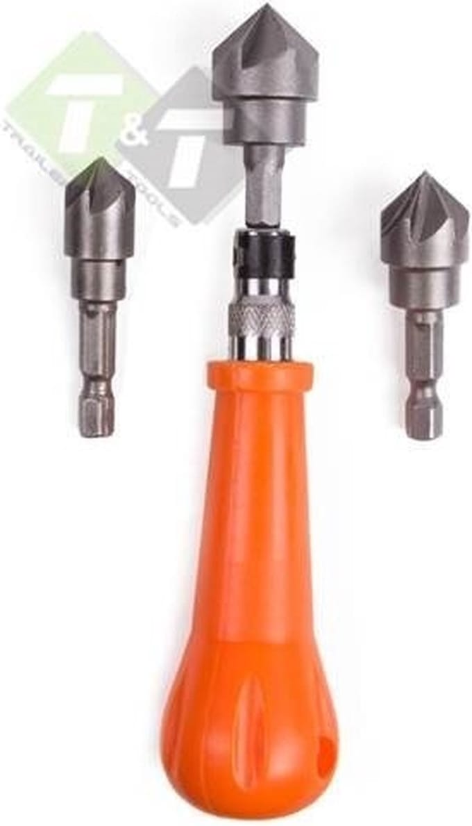 Verzinktboorset - Handboor - Boor set - 3 delig - Benson