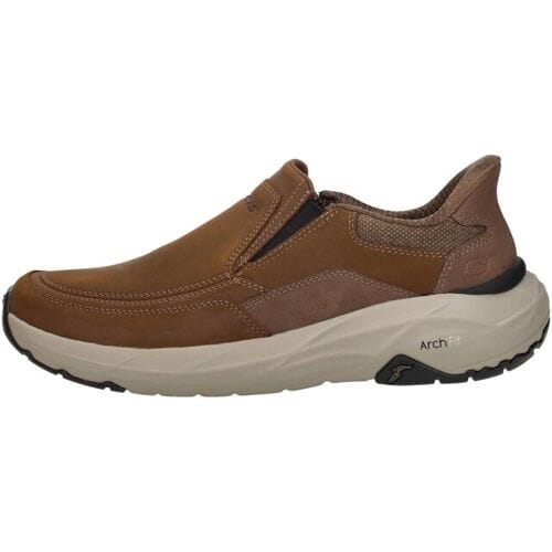 Skechers Arch Fit Maverick Instappers bruin Leer - Maat 41