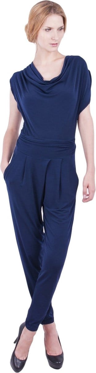 Donkerblauwe jumpsuit overall John Zack