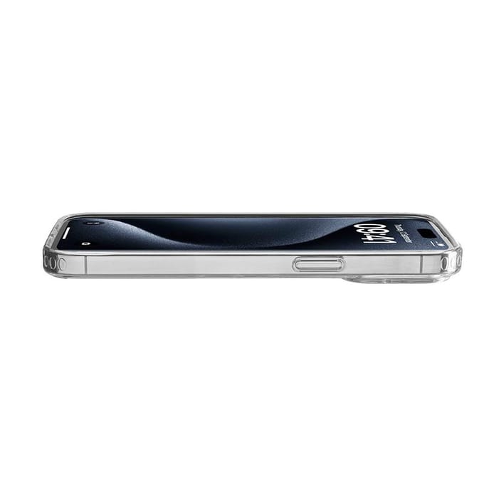Cellularline Clear Strong - Hoesje Iphone 15 Pro Max Met Antibacteriële Bescherming (Przezroczysty)