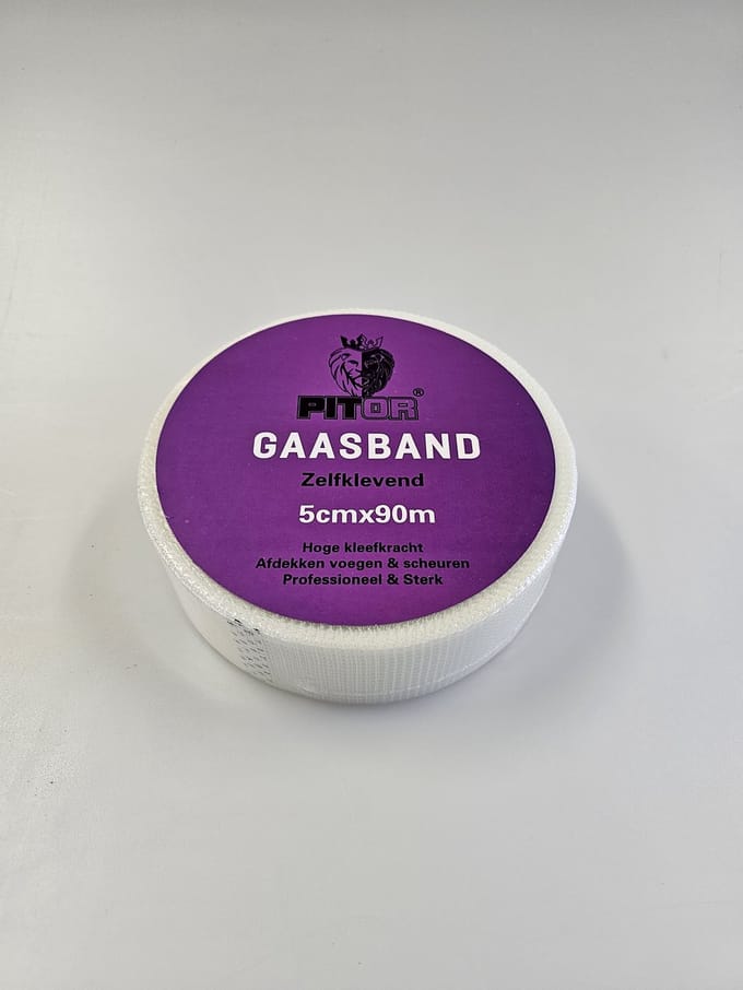 Gaasband 5cm x 90m x 1 stuks (PITOR®)