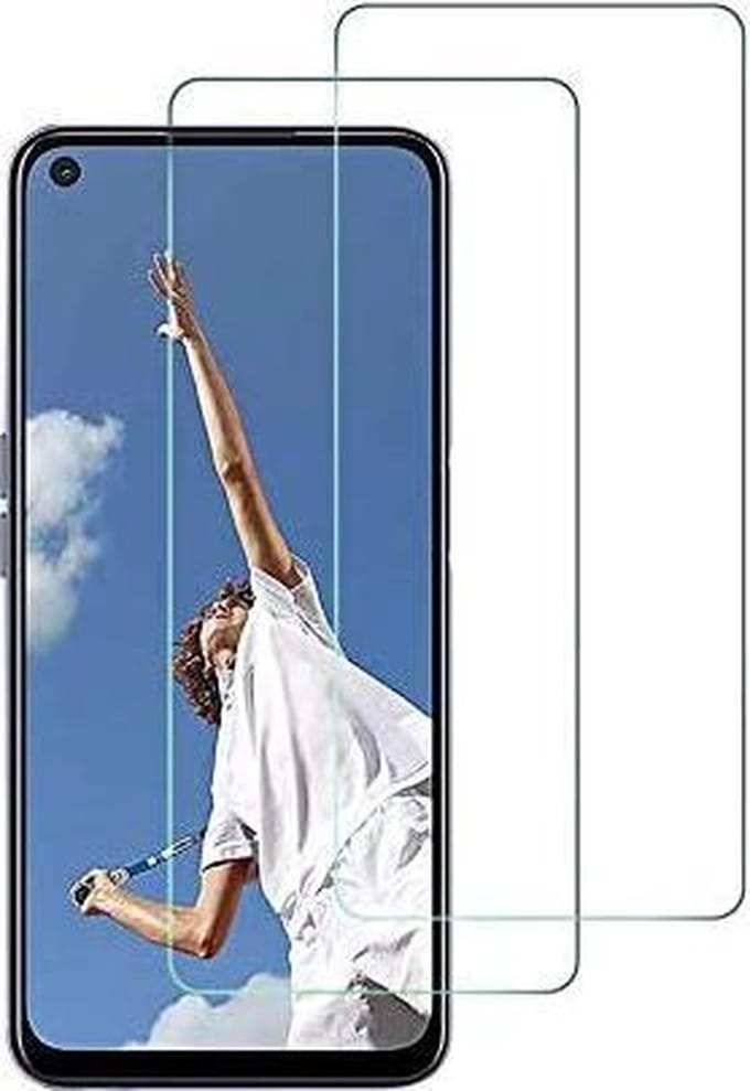 Geschikt Voor: Oppo A72 Screen Protector [2-Pack] Tempered Glas Screenprotector